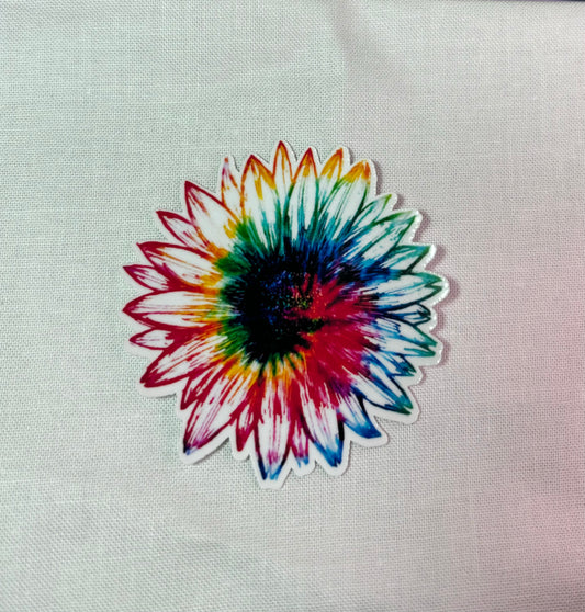 Rainbow Sunflower Sticker