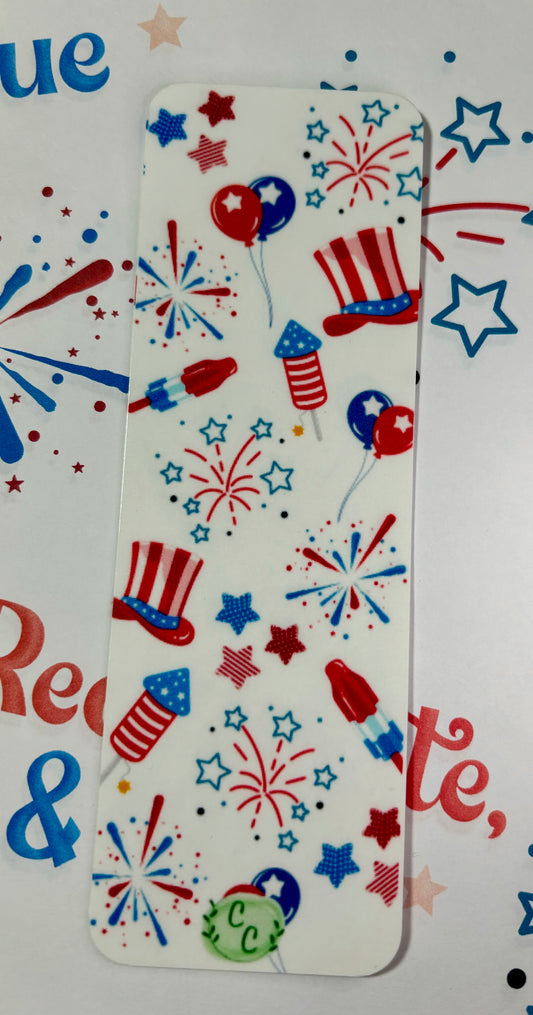 Red, White, Blue Bookmark