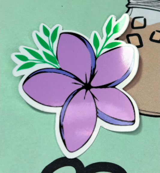 Purple Flower Sticker