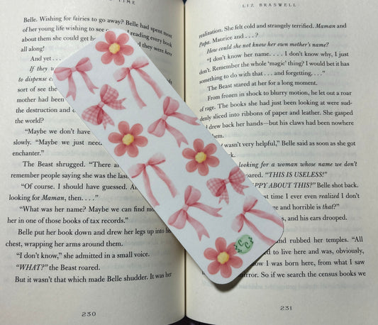 Pink Coquette Bookmark